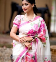 (code-328) ডিজিটাল প্রিন্টেড সফট সিল্ক শাড়ি